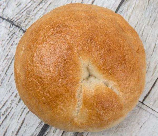 Zelfgemaakte vlakte Bagel — Stockfoto