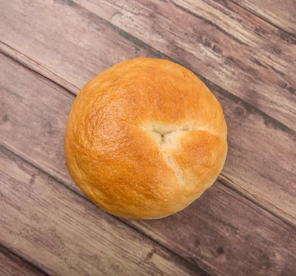 Homemade Plain Bagel — Stock Photo, Image