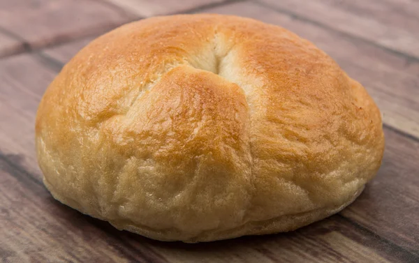 Homemade Plain Bagel — Stock Photo, Image