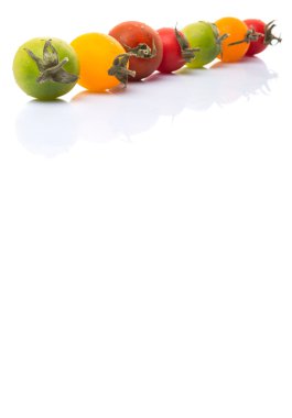 renkli kiraz domates