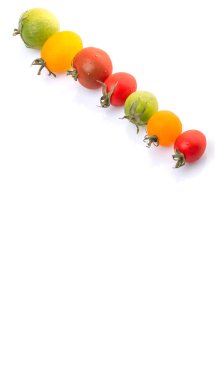 renkli kiraz domates