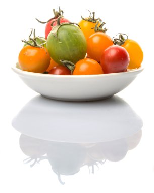 renkli kiraz domates