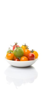 renkli kiraz domates