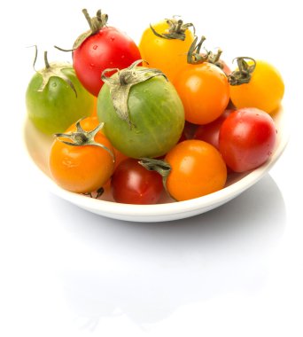 renkli kiraz domates