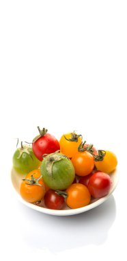 renkli kiraz domates