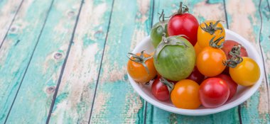 renkli kiraz domates