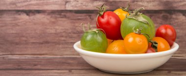 renkli kiraz domates