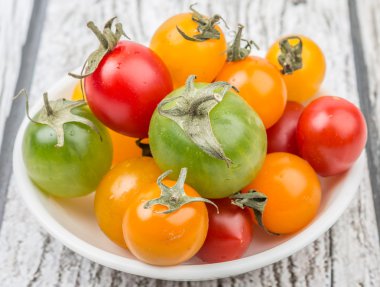 renkli kiraz domates