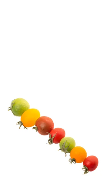 Tomates cereja coloridos — Fotografia de Stock