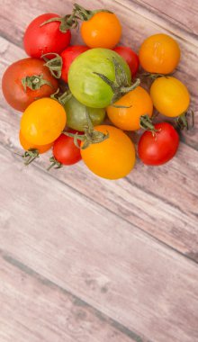 renkli kiraz domates