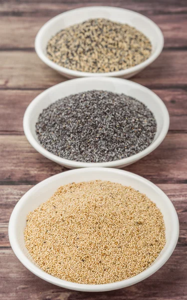 Mix Poppy Seeds — Stock Photo, Image