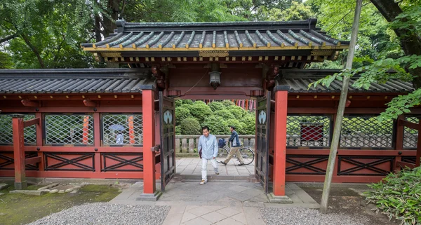 Nezu šintoistická svatyně, Tokyo, Japonsko — Stock fotografie