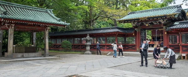 Santuário de Nezu Shinto, Tóquio, Japão — Fotografia de Stock