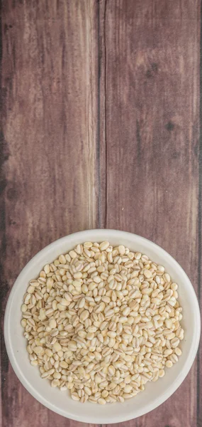 Raw Pearl Barley Grains — Stock Photo, Image