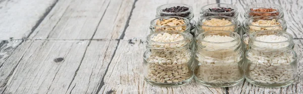 Variedad de grano de cereales —  Fotos de Stock