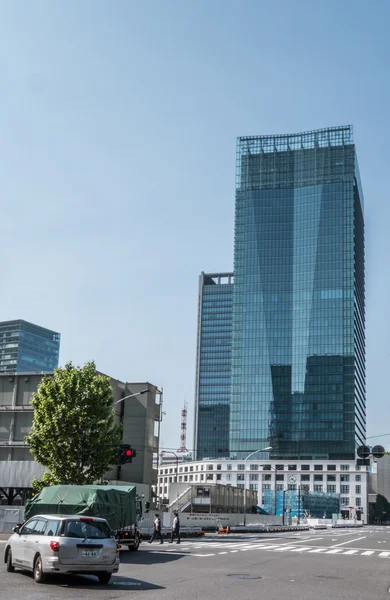 Tokio nowoczesny budynek i panoramę. — Zdjęcie stockowe