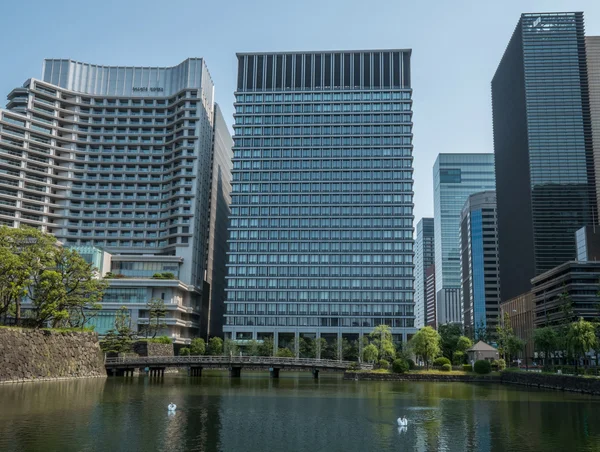 东京的建筑和天际线的视图. — 图库照片