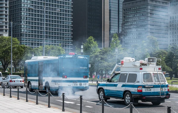 Tokio policja Riot pojazdu — Zdjęcie stockowe