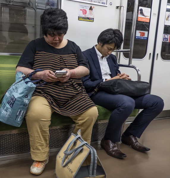 Tokyo Metro tunnelbana scen — Stockfoto