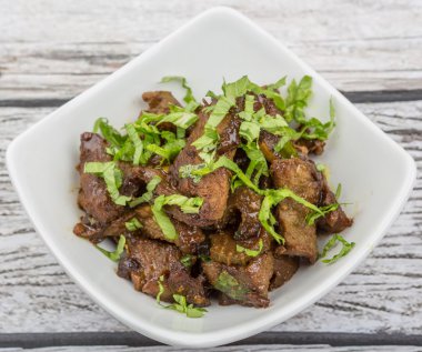 Malezya çanak heyecan kıyılmış sığır kızarmış 