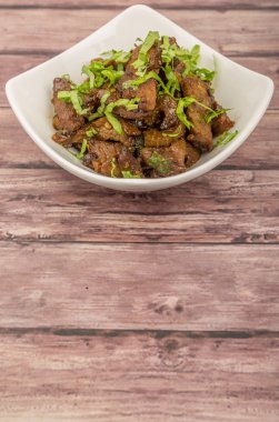 Malezya çanak heyecan kıyılmış sığır kızarmış 