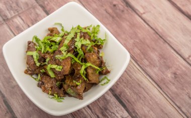 Malezya çanak heyecan kıyılmış sığır kızarmış 