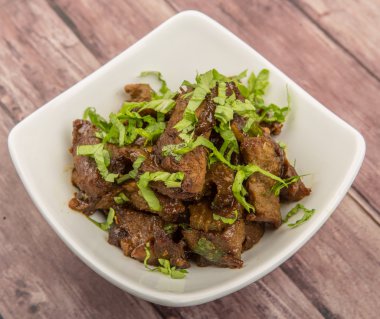 Malezya çanak heyecan kıyılmış sığır kızarmış 