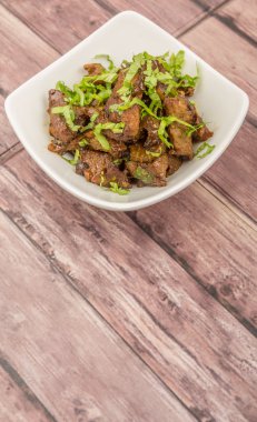 Malezya çanak heyecan kıyılmış sığır kızarmış 