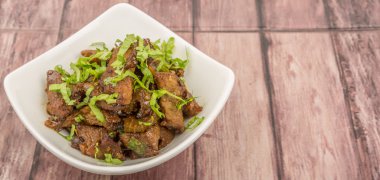 Malezya çanak heyecan kıyılmış sığır kızarmış 