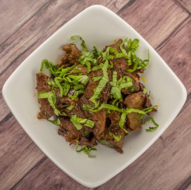 Malezya çanak heyecan kıyılmış sığır kızarmış 