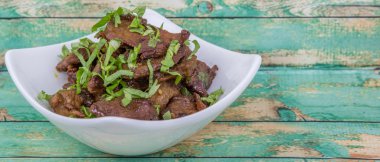 Malezya çanak heyecan kıyılmış sığır kızarmış 