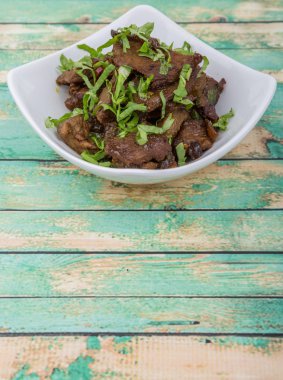 Malezya çanak heyecan kıyılmış sığır kızarmış 