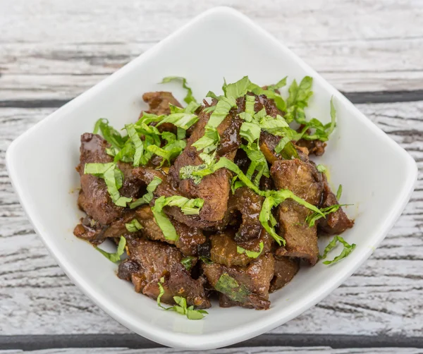 Malezya çanak heyecan kıyılmış sığır kızarmış 