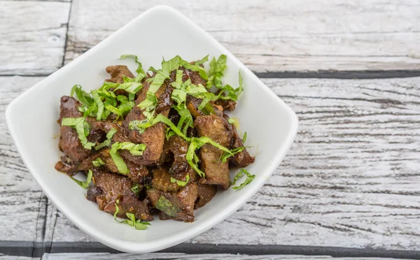 Malezya çanak heyecan kıyılmış sığır kızarmış 