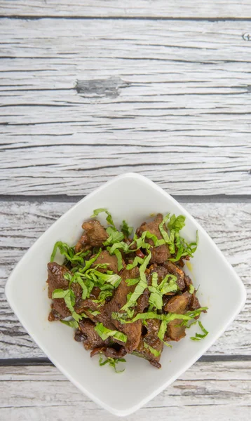 Malezya çanak heyecan kıyılmış sığır kızarmış 