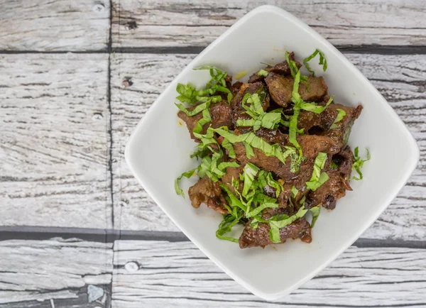 Malezya çanak heyecan kıyılmış sığır kızarmış 