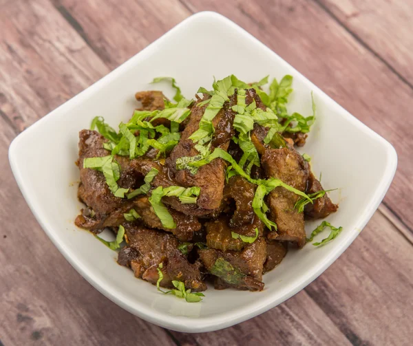 Malezya çanak heyecan kıyılmış sığır kızarmış 