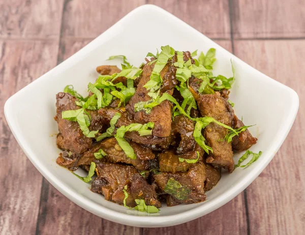 Malezya çanak heyecan kıyılmış sığır kızarmış 