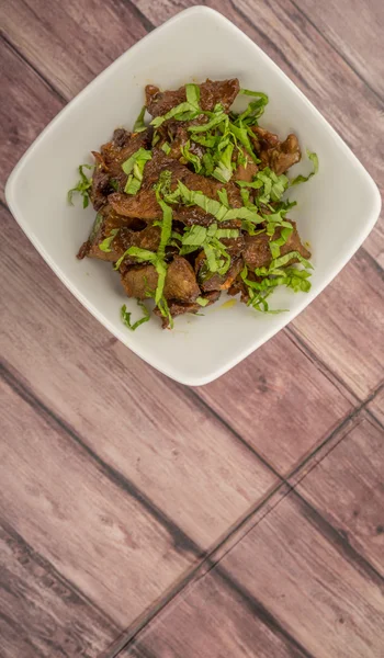 Malezya çanak heyecan kıyılmış sığır kızarmış 