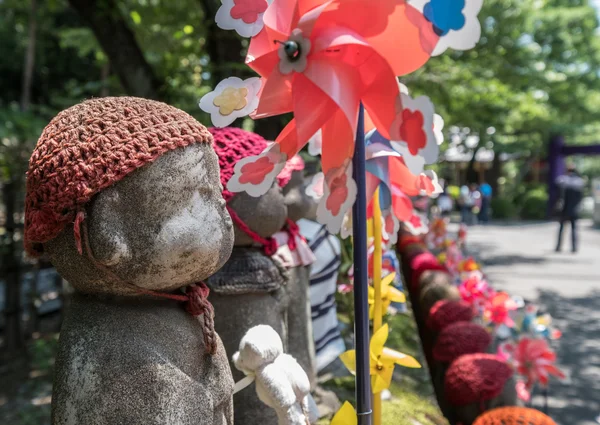 Little children statues in Zojoji Temple, Tokyo Stock Picture