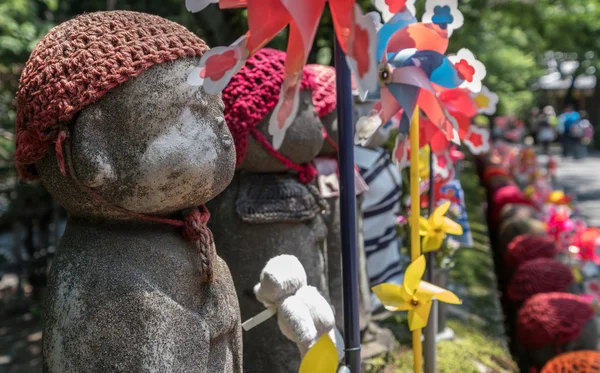 Little children statues in Zojoji Temple, Tokyo Royalty Free Stock Photos