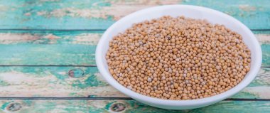 Hardal tohumu beyaz kase