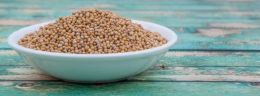 Hardal tohumu beyaz kase