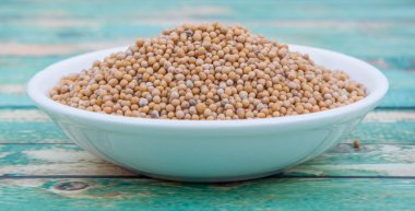 Hardal tohumu beyaz kase