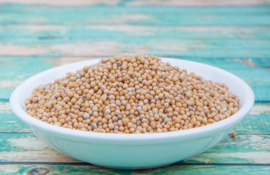 Hardal tohumu beyaz kase