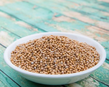 Hardal tohumu beyaz kase