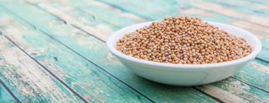 Hardal tohumu beyaz kase