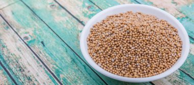 Hardal tohumu beyaz kase