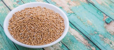 Hardal tohumu beyaz kase