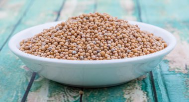 Hardal tohumu beyaz kase